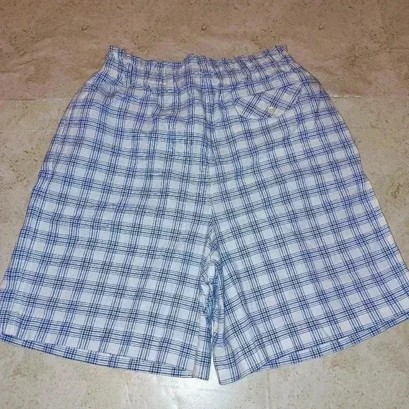 Vintage Talbots Petites High waist plaid shorts Size Medium - Picture 2 of 9